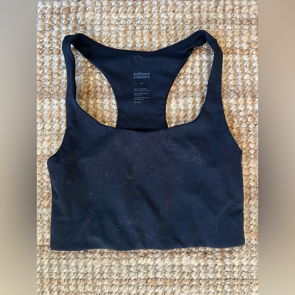 Girlfriend collective Paloma bra black xs